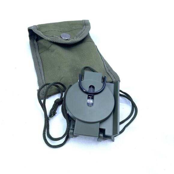 Tritium Lensatic Compass & Belt Carry Pouch Olive - Picture 5 of 7